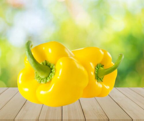 Yellow Peppers, pack of 2